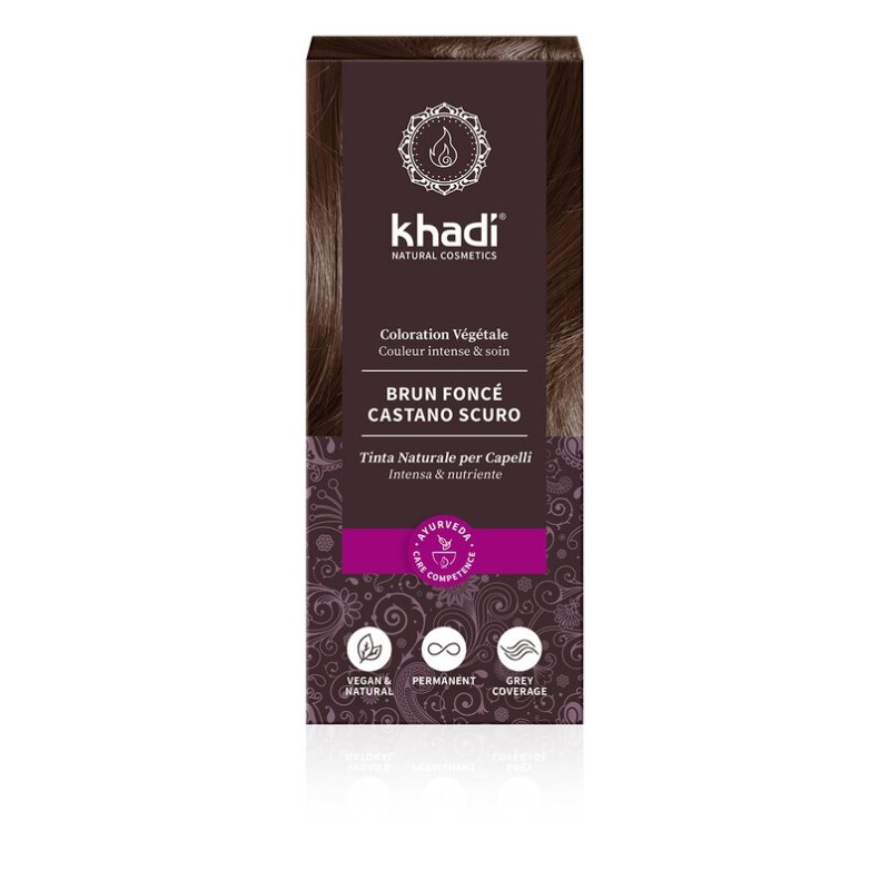 Coloration végétale Brun foncé - 100g