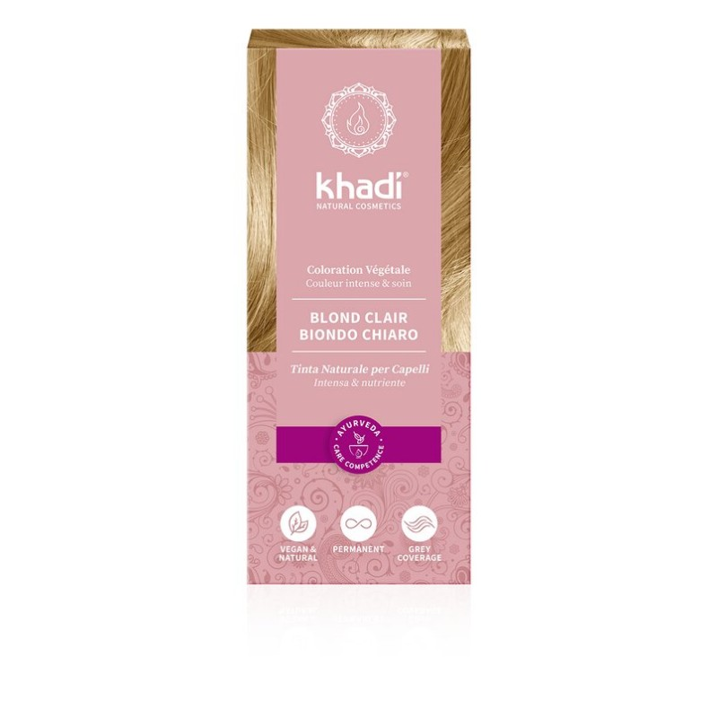 Light Blonde Plant-Based Hair Color - 100g