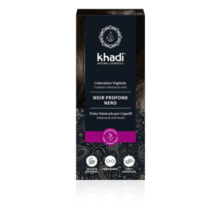 salle d'ô - Coloration végétale Noir profond - 100g