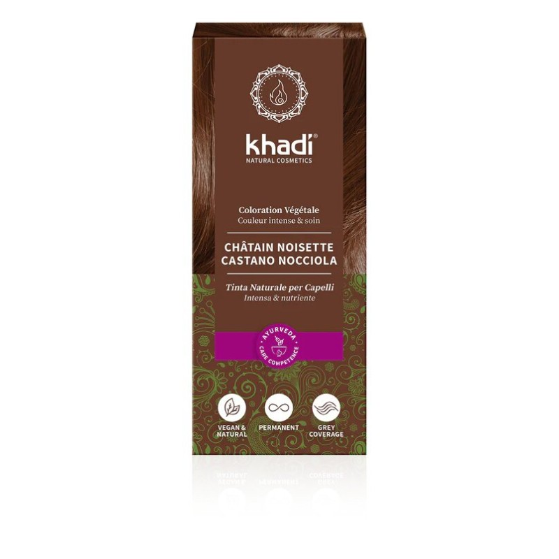 Plant-based hair color, Hazelnut Brown - 100g