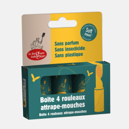 salle d'ô - Boîte 4 rouleaux attrape-mouches
