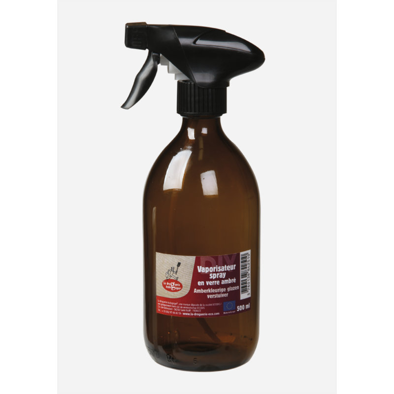 Amber glass spray bottle - 500ml