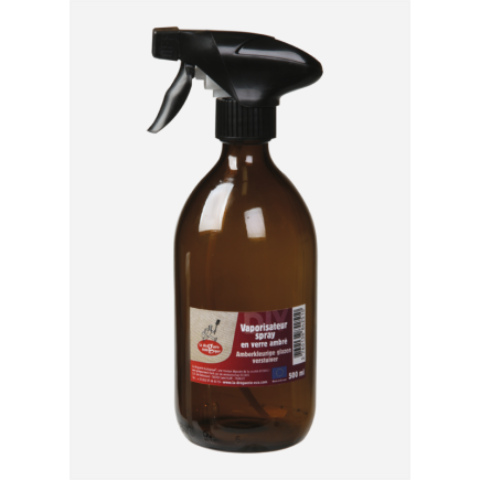 salle d'ô - Vaporisateur spray en verre ambré - 500ml