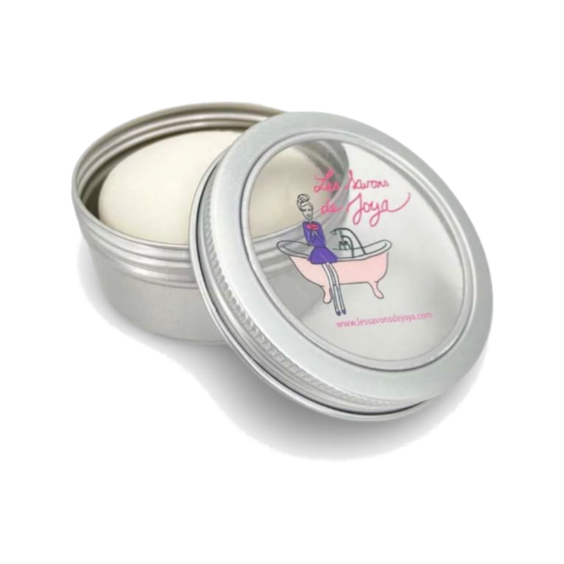 Aluminum container for solid shampoo - Joya soap