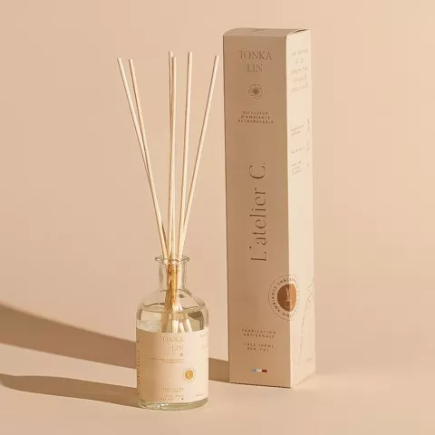 salle d'ô - Diffuseur - 100ml - Tonka Lin - 20m2