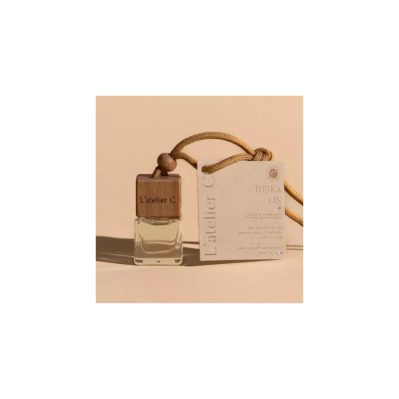 Diffuseur voiture - 6ml - Tonka Lin Diffuseur voiture - 6ml - Tonka Lin