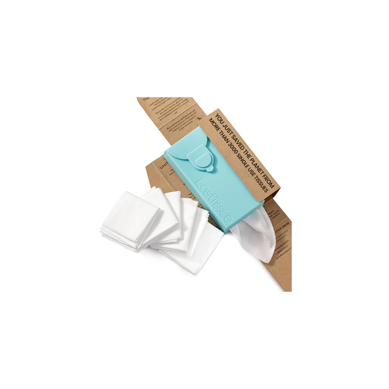 6 Reusable Tissues with Cases - Lasttissue