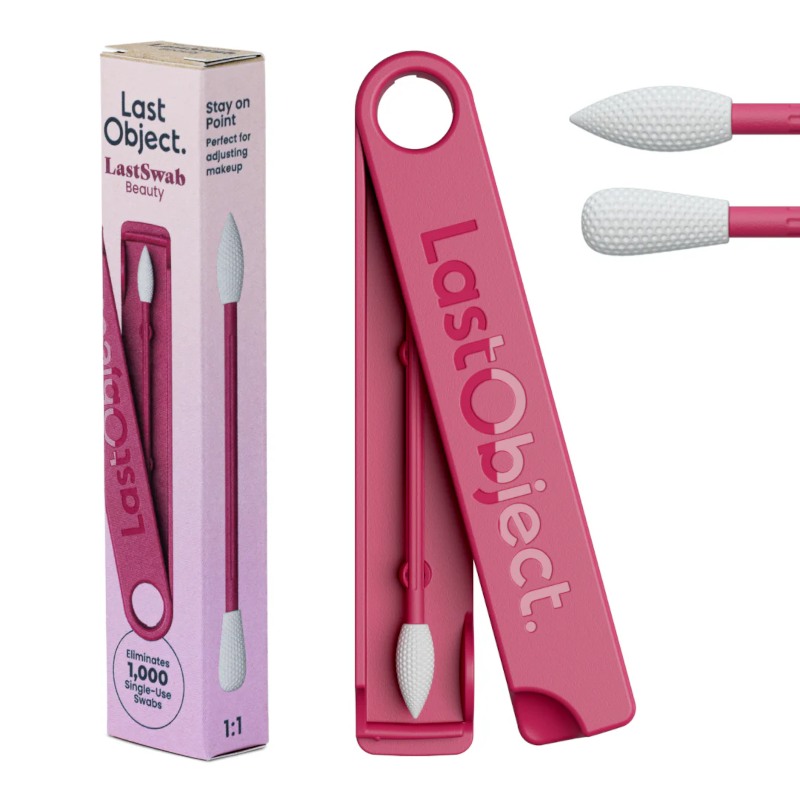 Reusable silicone cotton swab - Makeup - Coral red