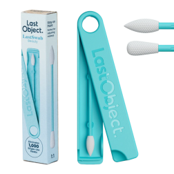 salle d'ô - Coton tige en silicone réutilisable - Maquillage - Turquoise