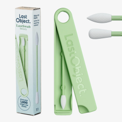 salle d'ô - Coton tige en silicone réutilisable - Maquillage - Vert tortue