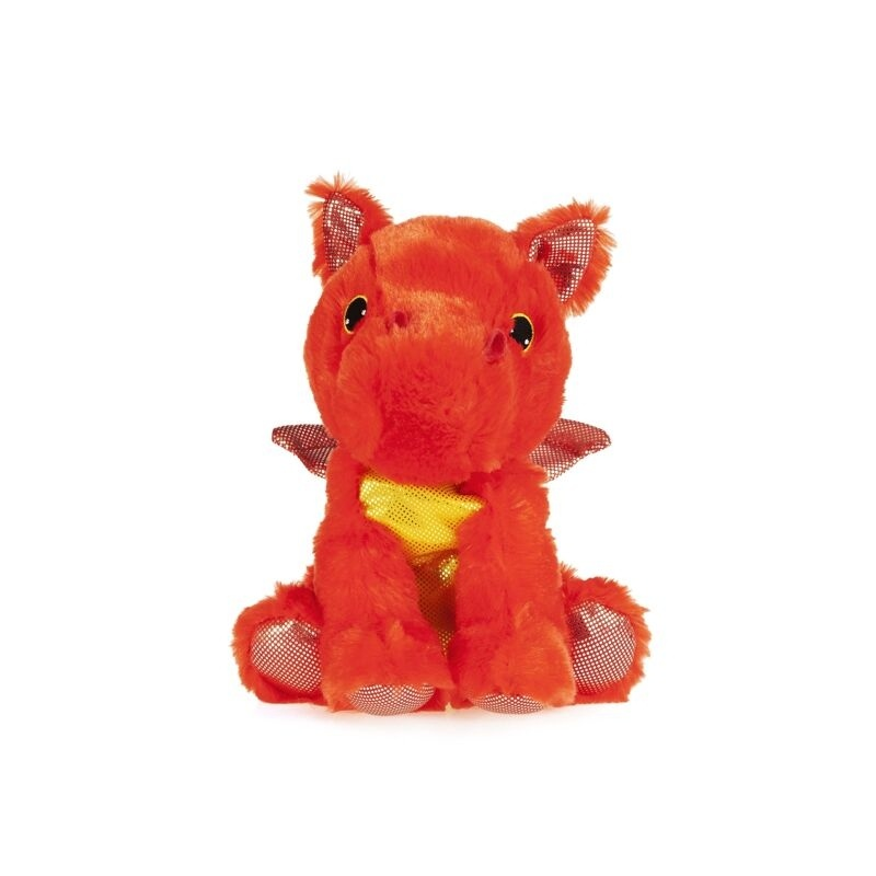 Plush hot water bottle - dragon