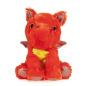 Plush hot water bottle - dragon