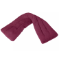 Hot water bottle with neck wrap - plum
