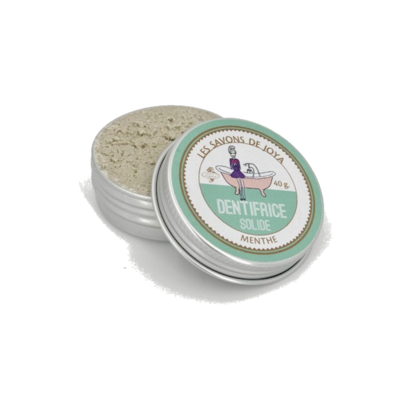 Dentifrice solide à la menthe - 40g - Savon de Joya Dentifrice solide à la menthe - 40g - Savon de Joya