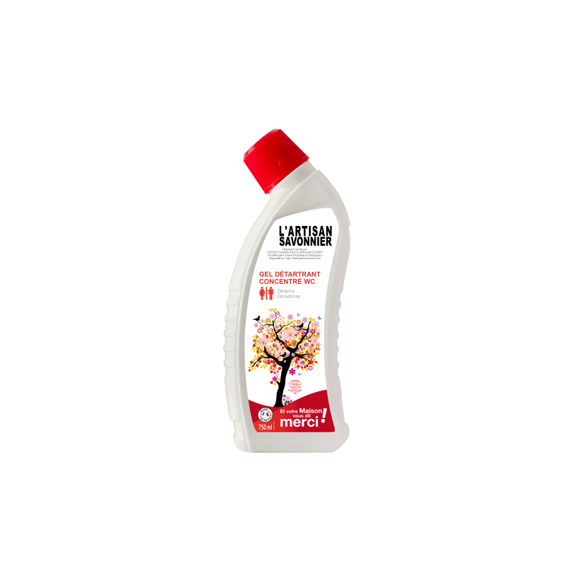 Concentrated descaling toilet gel - 750ml