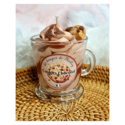 salle d'ô - Bougie gourmande - Cookies chocolat - 130g