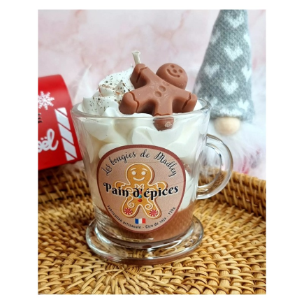 salle d'ô - Bougie gourmande - Pain d'épices - 130g