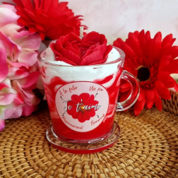 salle d'ô - Bougie gourmande - Saint Valentin - Pomme d'Amour - 130g