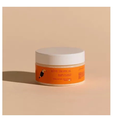 salle d'ô - Parfum solide corps et cheveux - Rêve Tropical - 90ml
