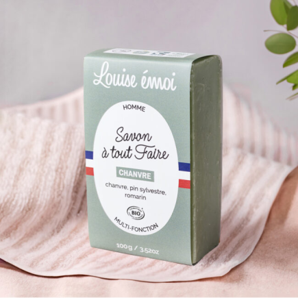 salle d'ô - Savon à tout faire - chanvre - 100g - Louise Emoi