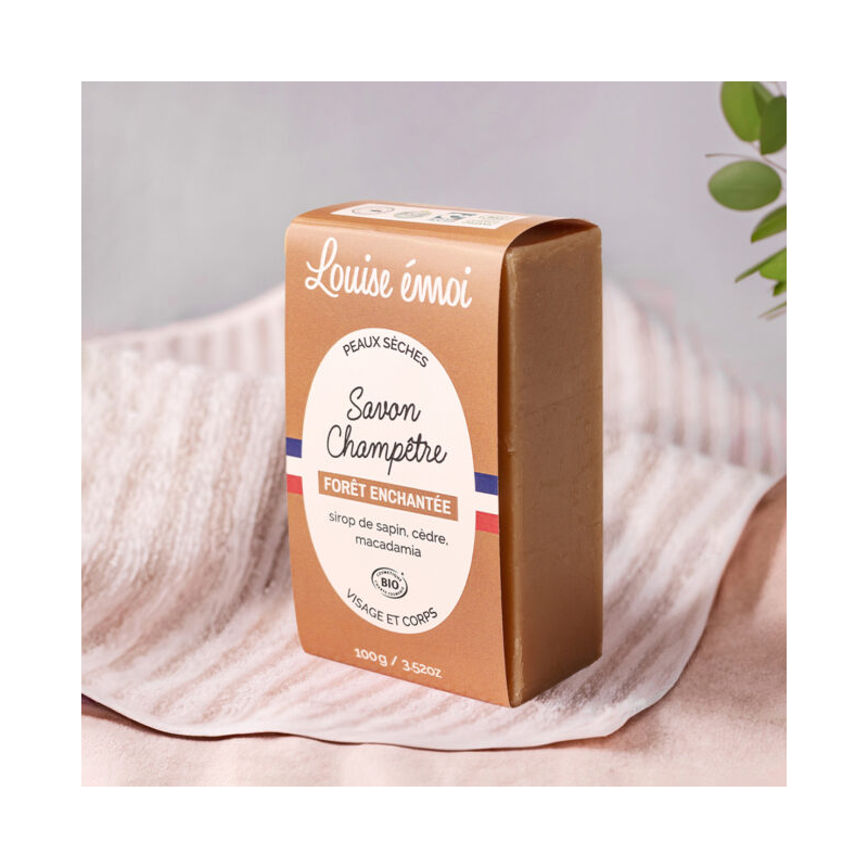 Zeep in landelijke stijl - betoverd bos - 100 g - Louise Emoi