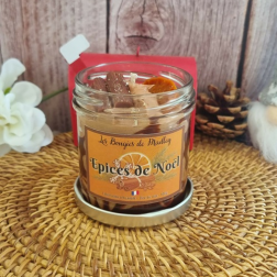 salle d'ô - Bougie gourmande - Epices de Noel - 100g