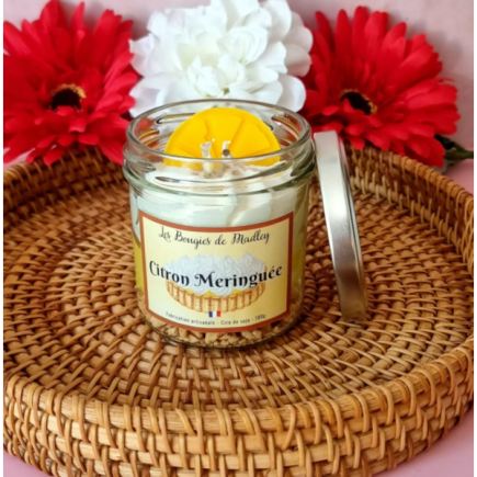 salle d'ô - Bougie gourmande - Citron meringuée - 100g