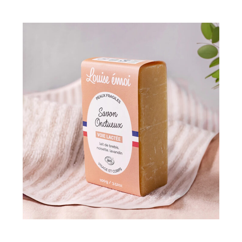Savon onctueux - voie lactée - 100g - Louise Emoi Savon onctueux - voie lactée - 100g - Louise Emoi