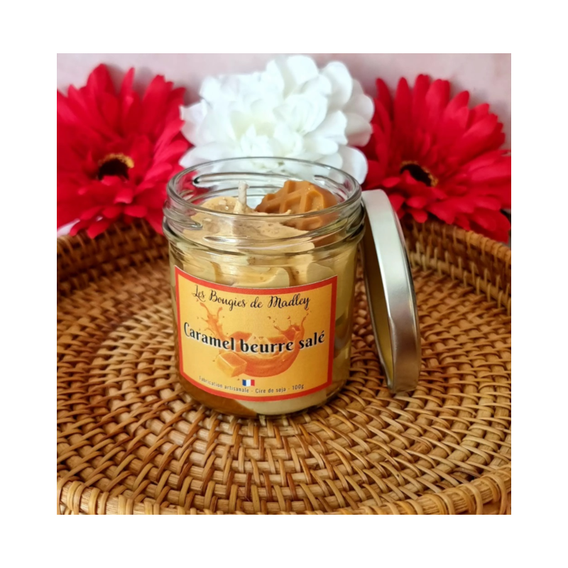 Gourmet candle - salted caramel - 100g