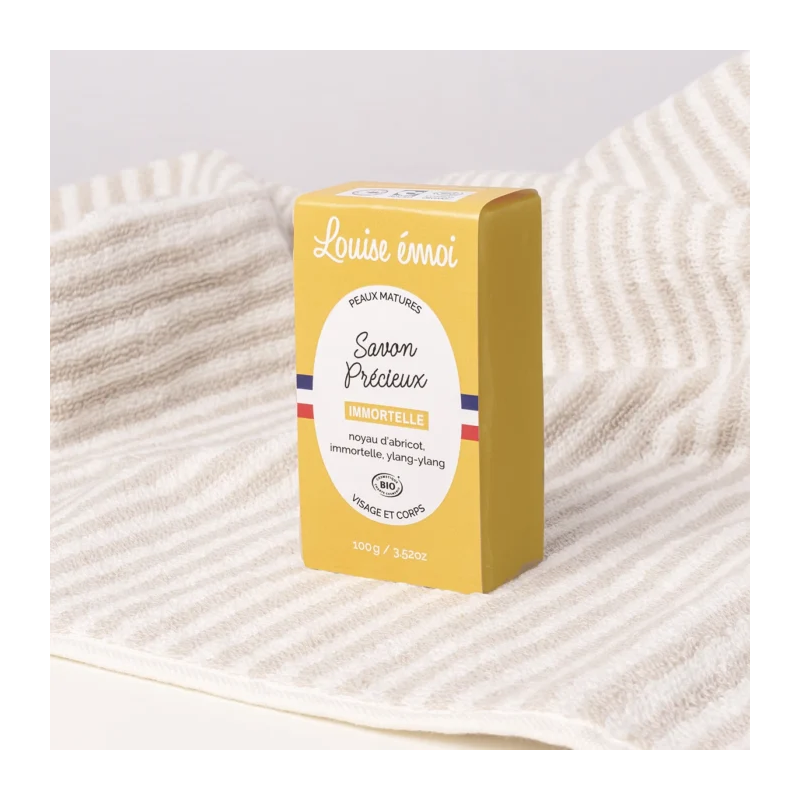 Kostbare zeep - immortelle - 100 g - Louise Emoi