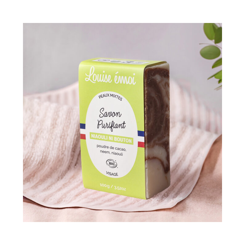 Purifying soap - niaouli - 100g - Louise Emoi