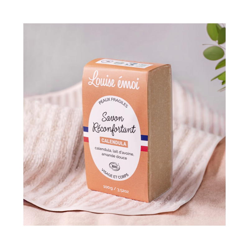 Comforting soap - calendula - 100g - Louise Emoi