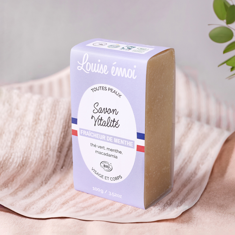 Vitality Soap - Mint Freshness - 100g - Louise Emoi