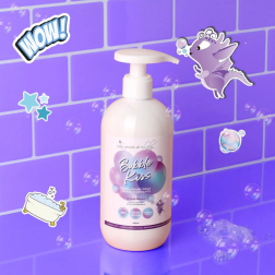 salle d'ô - Soin lavant doux bébés et enfants - Bubble kiss - 400ml
