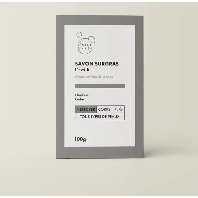 L'Emir Soap - Charcoal/Cedar - 100g