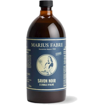 salle d'ô - Savon Noir Liquide à l'huile d'olive - 1L