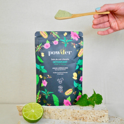 salle d'ô - Masque Cheveux Détox BIO - Poudre de plante ayurvédique - 200g