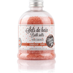 salle d'ô - Sels de bain de Camargue - Coquelicot - 350g