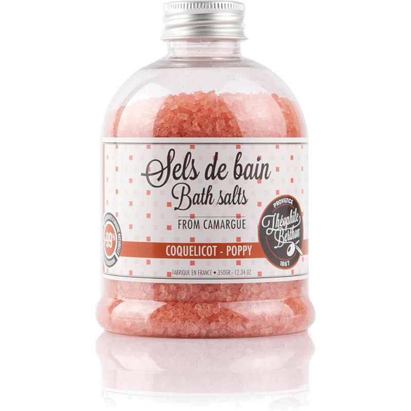 Sels de bain de Camargue - Coquelicot - 350g