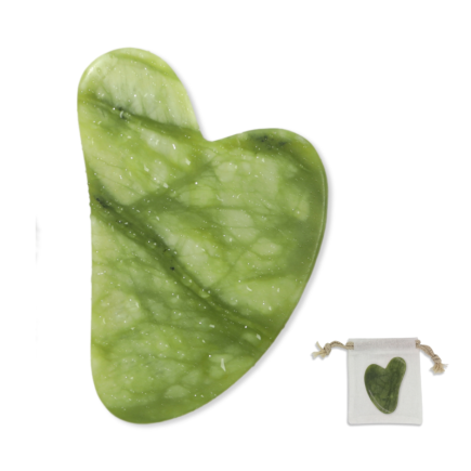 salle d'ô - Gua Sha en Pierre de Jade Vert - Purifiante et cicatrisante