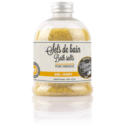 salle d'ô - Sels de bain de Camargue - Miel - 350g