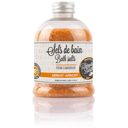 salle d'ô - Sels de bain de Camargue - Abricot - 350g