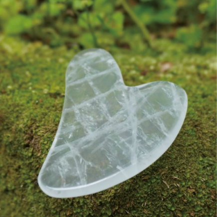 salle d'ô - Gua Sha en Cristal de roche - revitalise