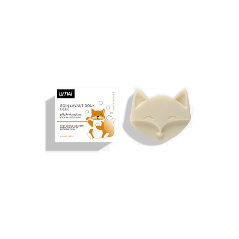 Body and hair wash - baby from birth - 80g - Umaï