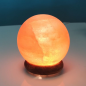 Himalayan Salt Crystal Lamp - 500g Sphere - USB - Wooden Base Himalayan Salt Crystal Lamp - 500g Sphere - USB - Wooden Base