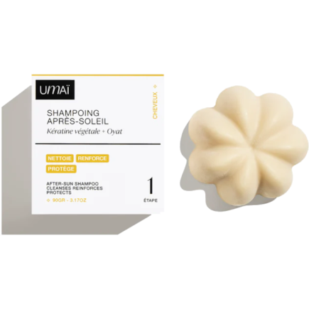 salle d'ô - Shampoing après-soleil - Cheveux fragiles - 90g - Umaï