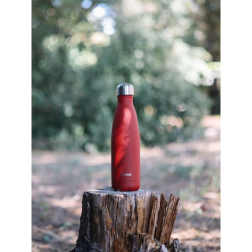 salle d'ô - Bouteille isotherme - Granite - Rouge - 500ml