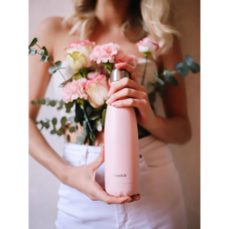 salle d'ô - Bouteille isotherme - Pastel - Rose - 750ml