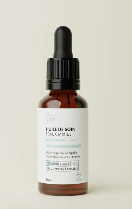 salle d'ô - Huile de soin - Peaux Mixtes - 30ml
