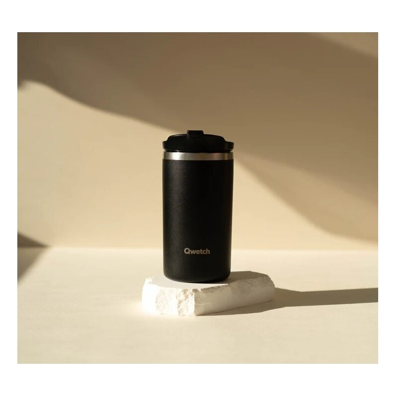 Stainless steel insulated travel mug - Matte - Black - 350ml Stainless steel insulated travel mug - Matte - Black - 350ml